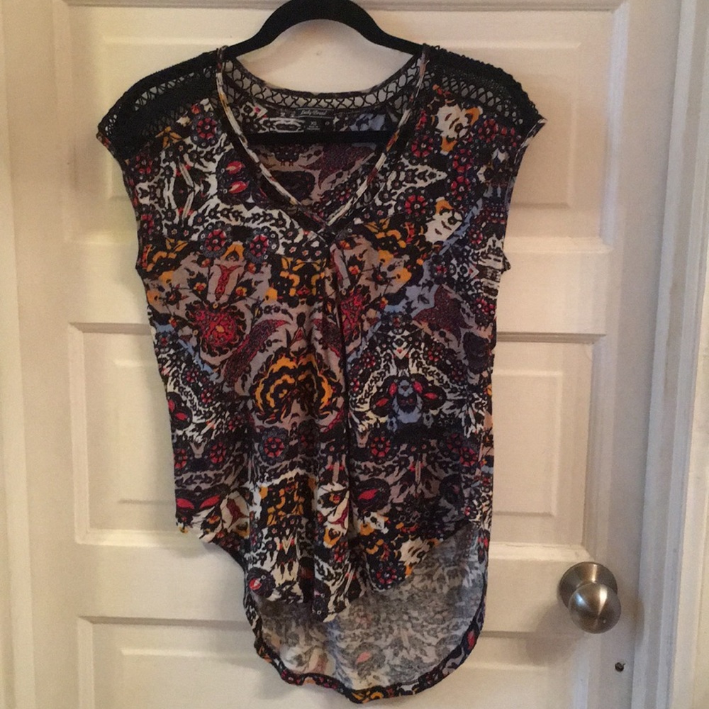 Sleeveless lucky brand top. Great for festivals